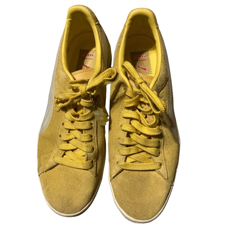 Puma Suede Haribo Goldbears Yellow Suede Sneakers 382560-01 Mens 9.5